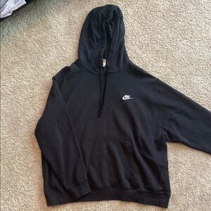 Nike Men's Black Hoodie Sweater